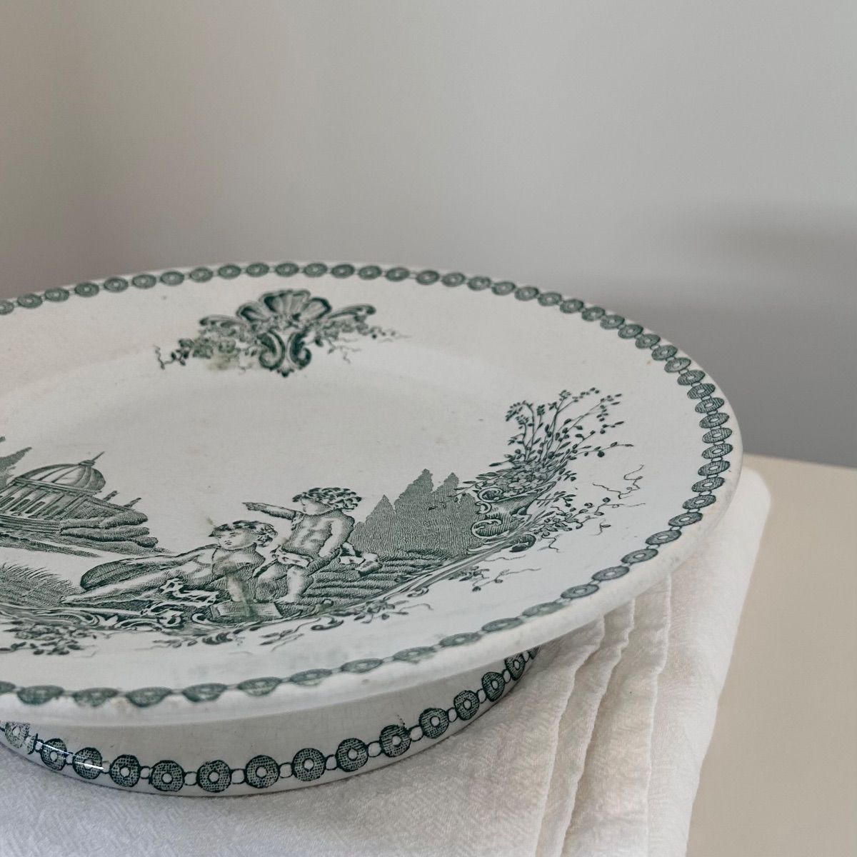 French antique Saint-Amand フランスアンティーク サンタマン コンポ