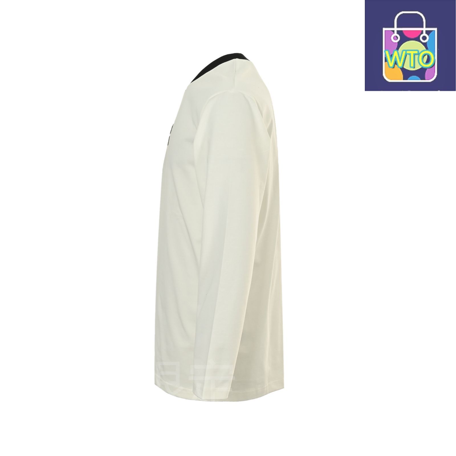 今日 Miumiu ミウミウ 胸元クラシックレター黒襟ロングスリーブ カスタム素材 ソロナ素材配合アウター トップス