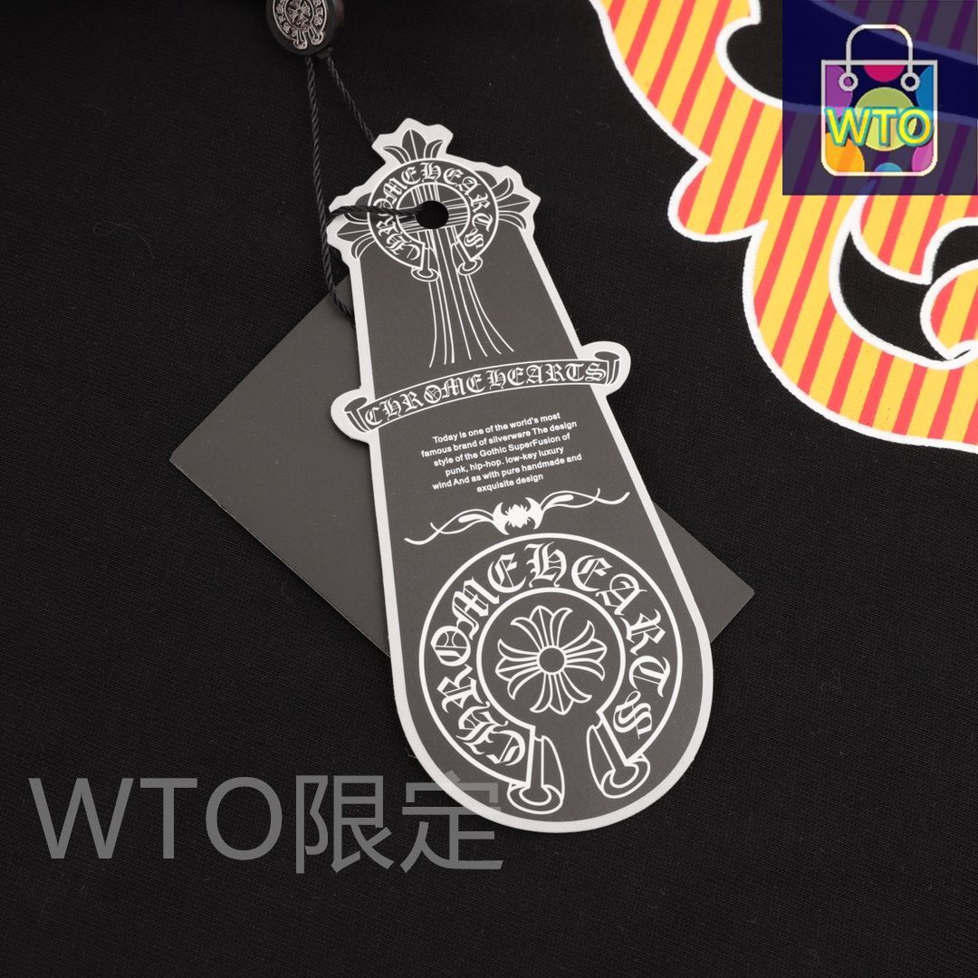  今日 Chrome Hearts クロムハーツ マイアミコラボレーション丸襟プリントロングスリーブTシャツ 280 g双糸綿素材アウター トップス トップス バレエ