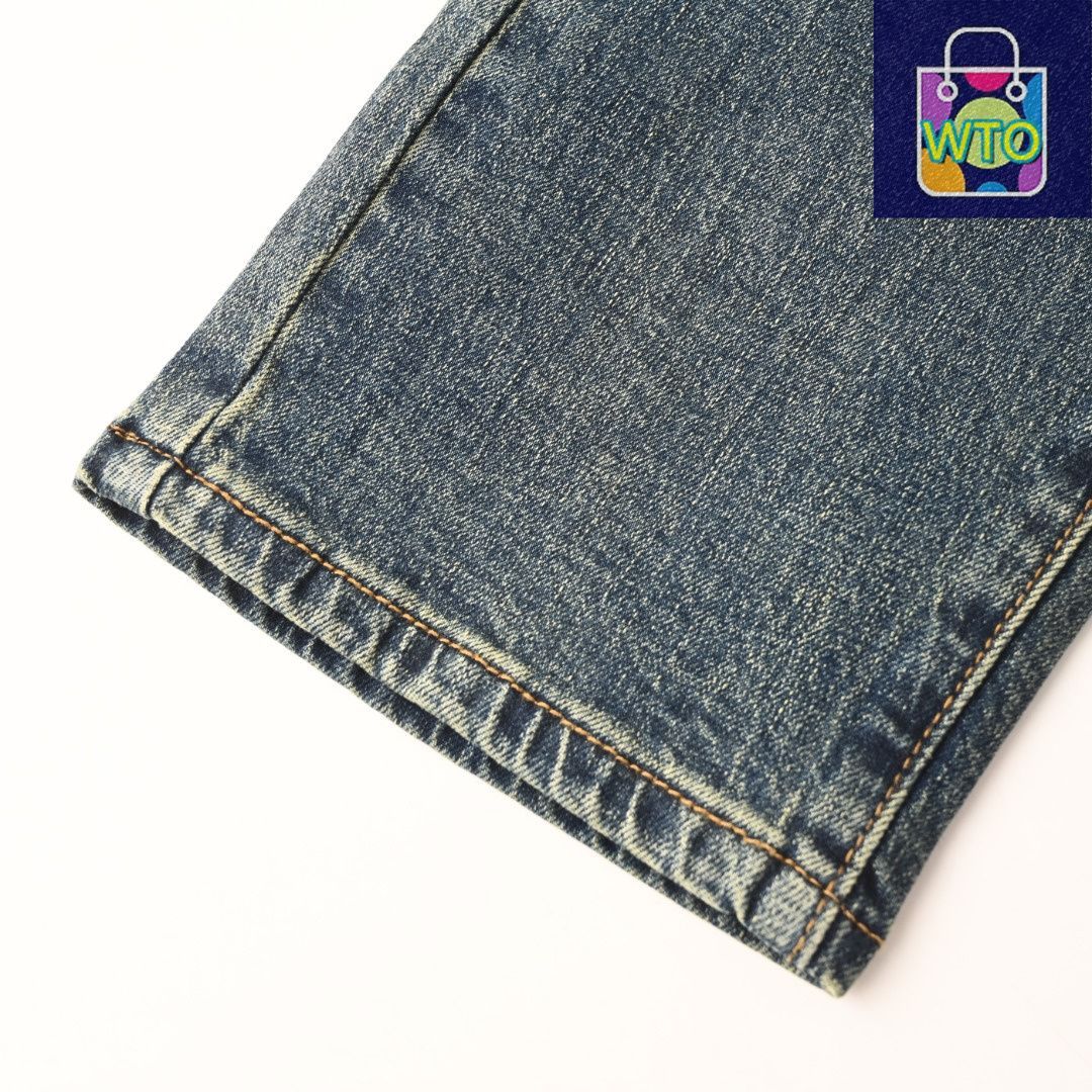 12 2オンス上質デニムと重度水洗加工パンツ