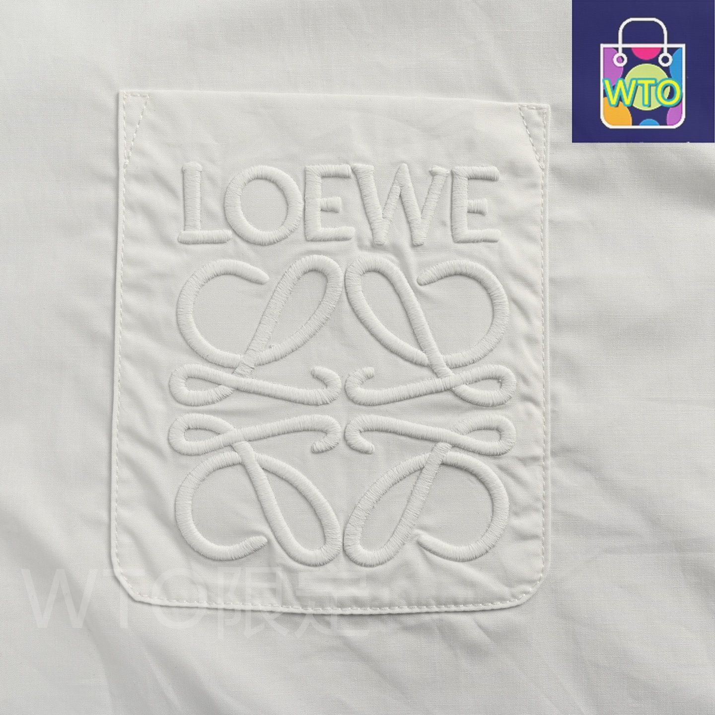 アナグラムポケット刺繍シリーズシャツ