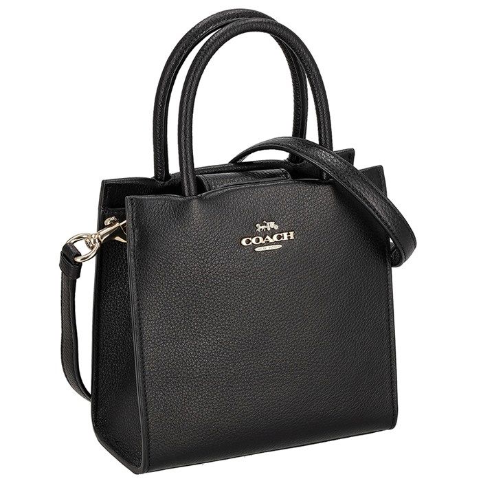  コーチ COACH ショルダーバッグ 5692 IMBLK ブラック リファインドぺブルレザー ゴールド金具 メッセンジャーバッグ ショルダーバッグ