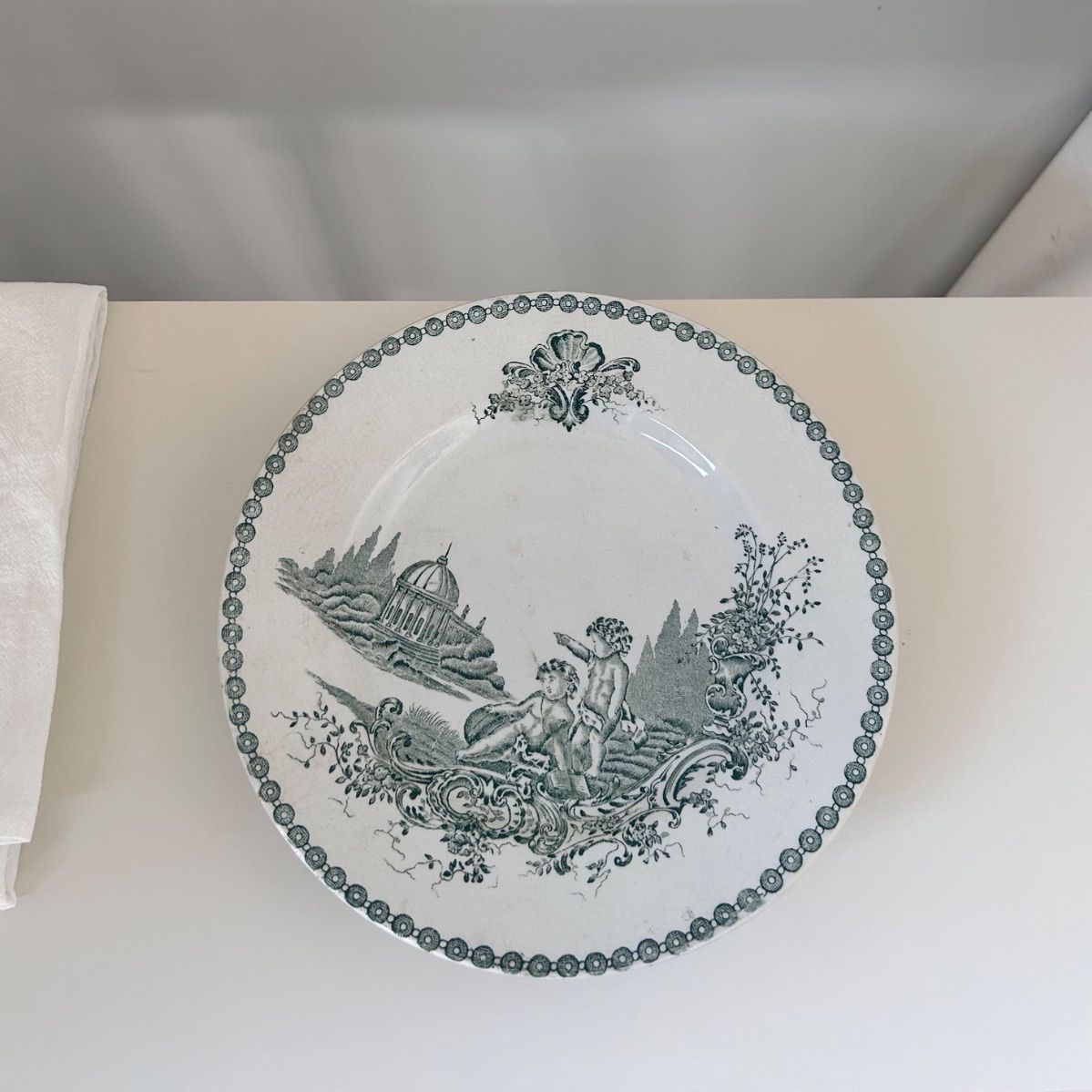 French antique Saint-Amand フランスアンティーク サンタマン コンポ