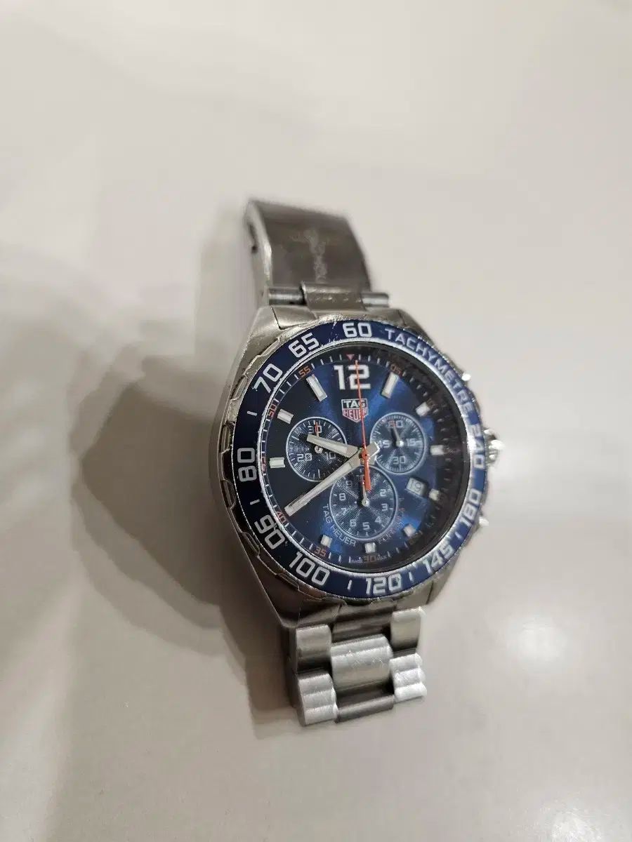  タグ ホイヤー フォーミュラ1 クロノグラフ デニム版 ケーブル編み 自動巻き時計 腕時計(アナログ)