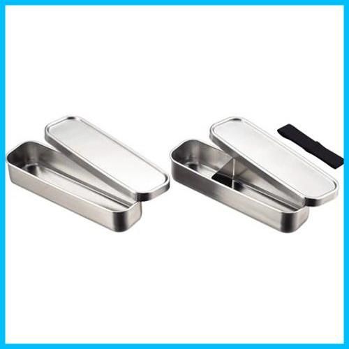 数量 ランチボックス 角長スリム 工房アイザワ 2段 70134