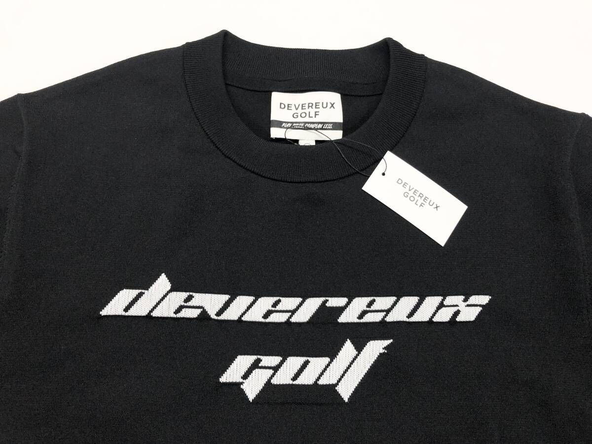 新品 未使用 DEVEREUX GOLF（デヴァローゴルフ） チェッカーリブニット