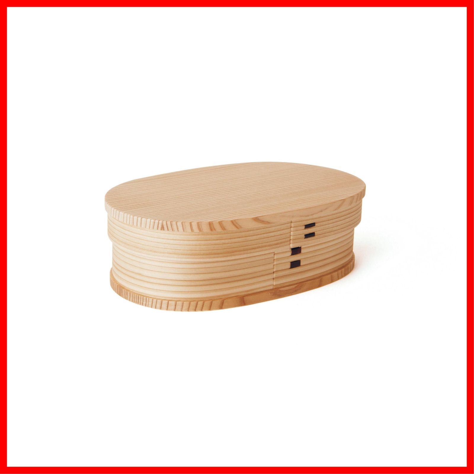 在庫 弁当箱 わっぱ 曲げわっぱ bento 490ml 2450 box 小判弁当 小 大館工芸社