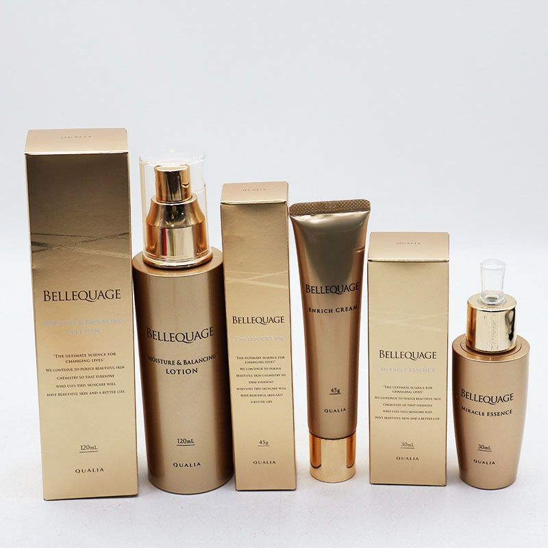 BELLEQUAGE ベルクアージュ エンリッチクリーム ミラクルエッセンス モイスチャー＆バランシングローション セット MR7-11-70-08