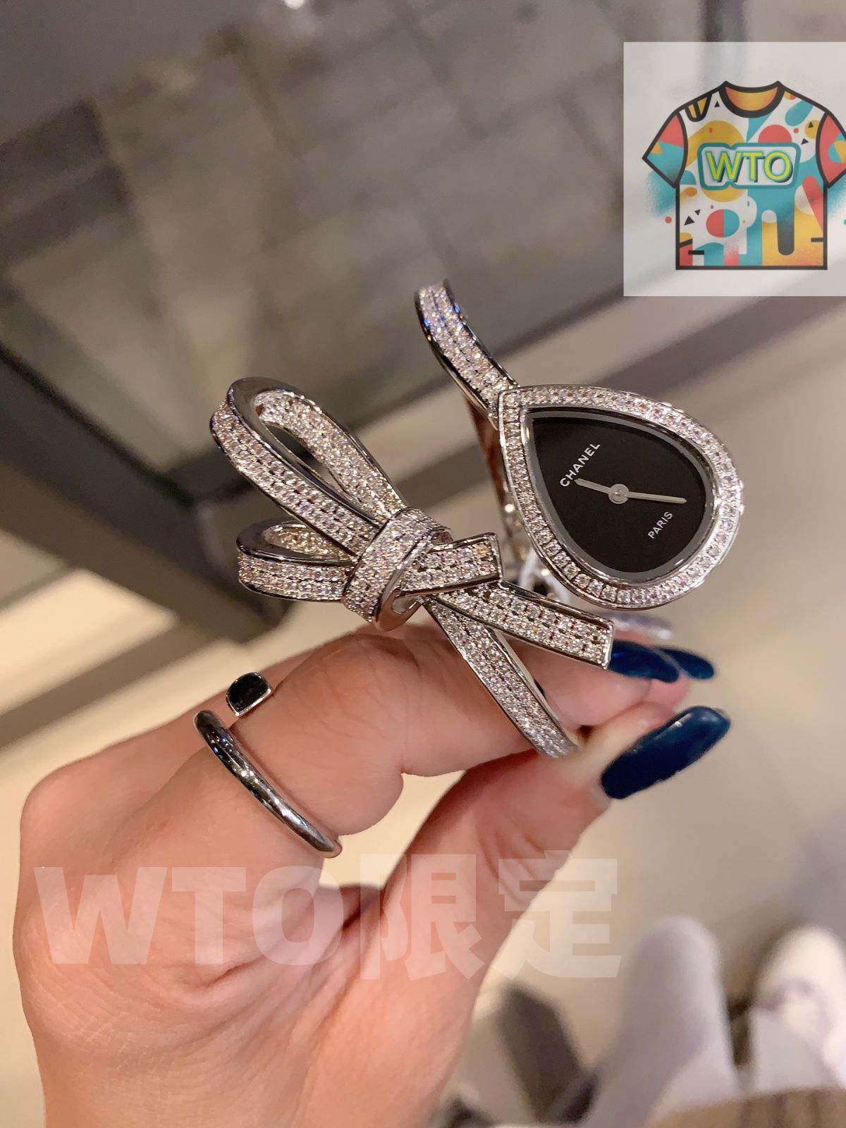 WTO通販 Chanel シャネル ルバンシリーズ 優雅で軽盈 ダイヤモンドが輝やか-WTO輸入-VNB50