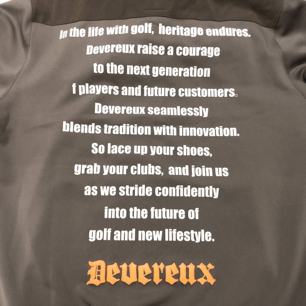 新品 未使用 DEVEREUX GOLF（デヴァローゴルフ） テリングアクアZIP
