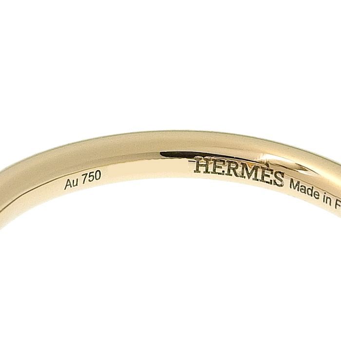 HERMES エルメス エシャペ ダイヤ リング PM K18PG 750 ピンクゴールド