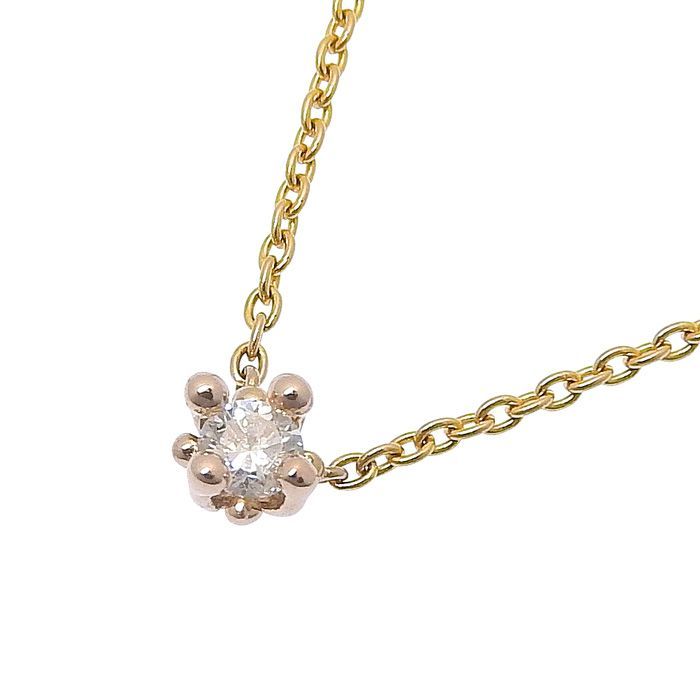 ま 　サマンサティアラ K18 SPG ダイヤ ネックレス サマンサティアラ Samantha Tiara K18 SPG 一粒ダイヤモンドネックレス