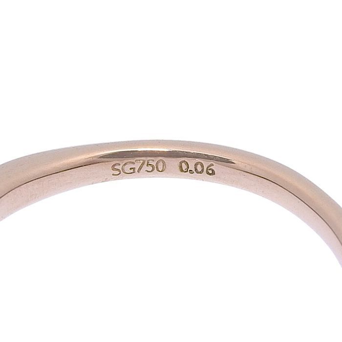 TASAKI タサキ デザイン ダイヤ リング K18PG 750 ピンクゴールド