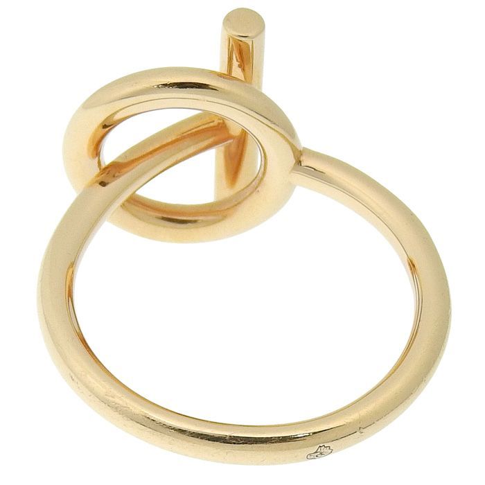 HERMES エルメス エシャペ ダイヤ リング PM K18PG 750 ピンクゴールド