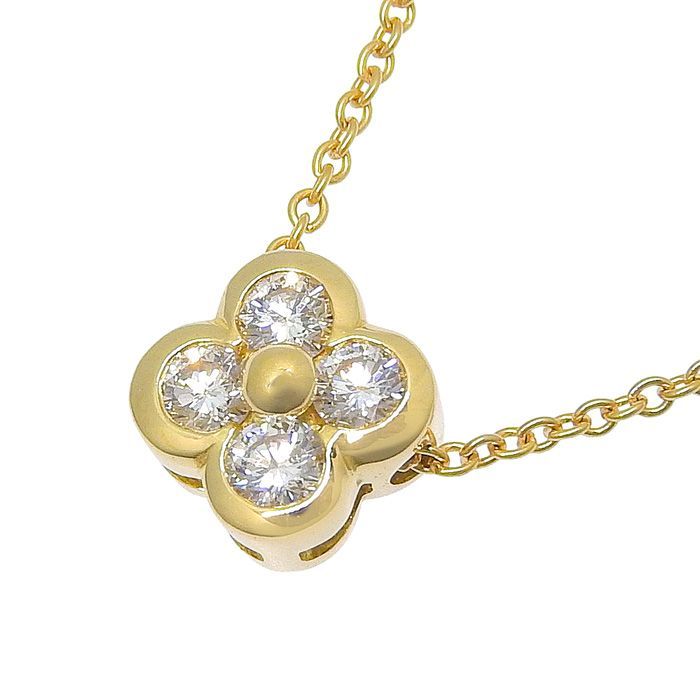 TIFFANY & Co. ティファニー ベゼルセット ダイヤ ネックレス K18YG