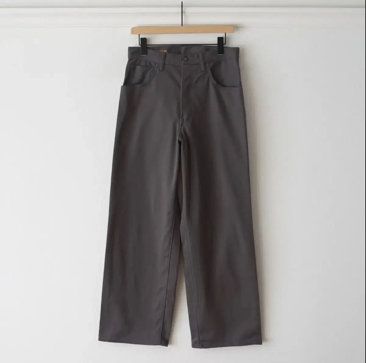 Scye コットン トリル ワイド パンツ