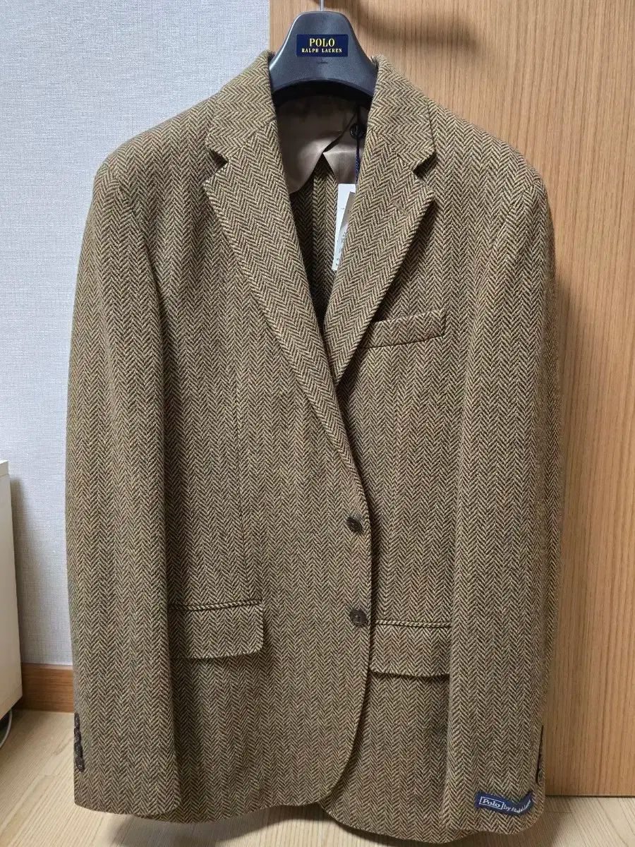 ポロ ブラウン ヘリンボーン ジャケット 40R サイズ
