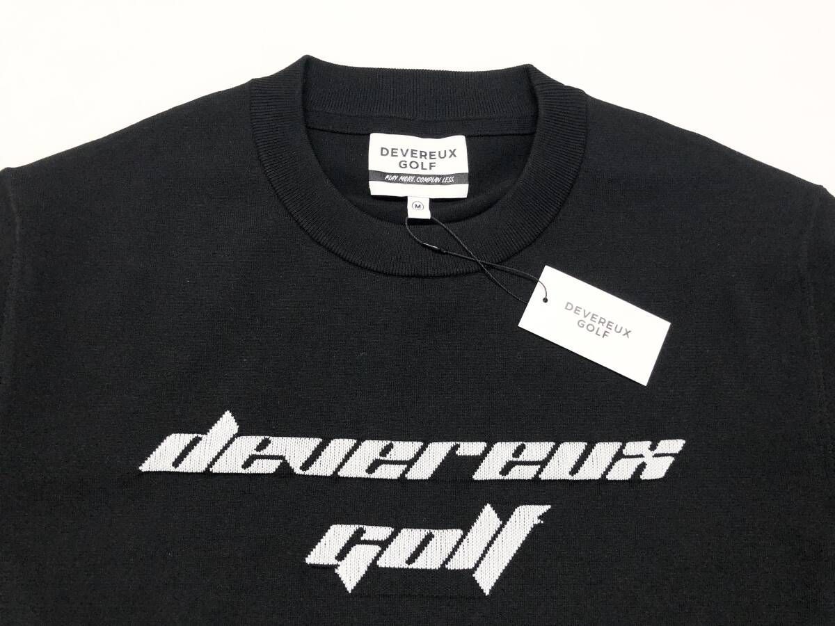 新品 未使用 DEVEREUX GOLF（デヴァローゴルフ） チェッカーリブニット