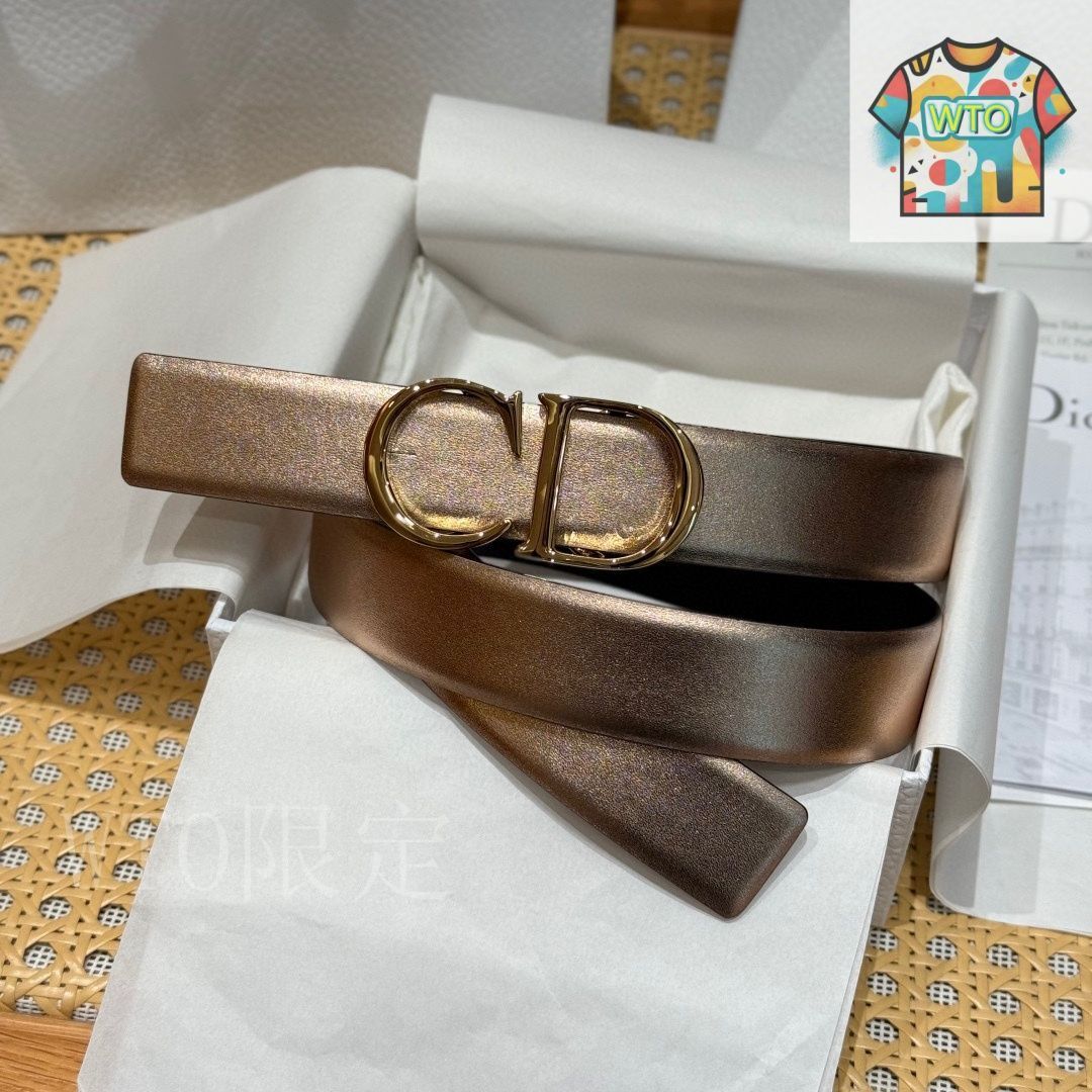 WTO通販 Dior ディオール ダブルフェイスベルト WTO輸入 ETC 52