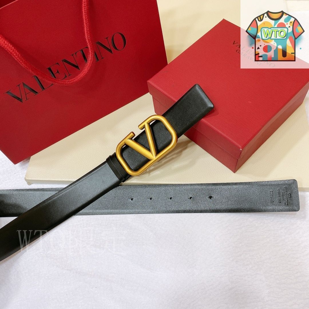 WTO通販 VALENTINO GARAVANI VLOGO SIGNATURE ダブルサイドベルト-WTO輸入-RKI10