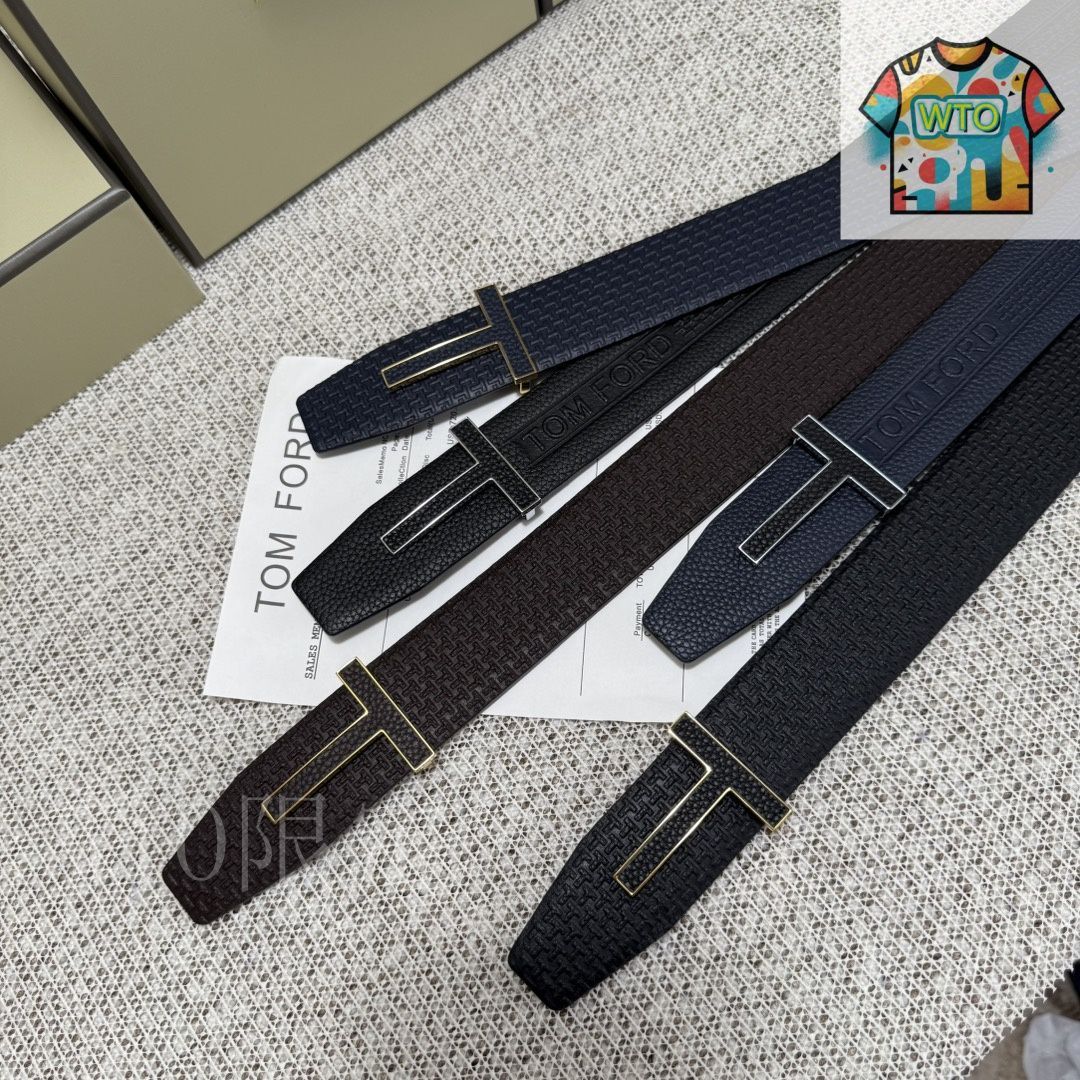 WTO通販 Tom Ford トムフォード ダブルフェイスレザーベルト WTO輸入 UXK 16