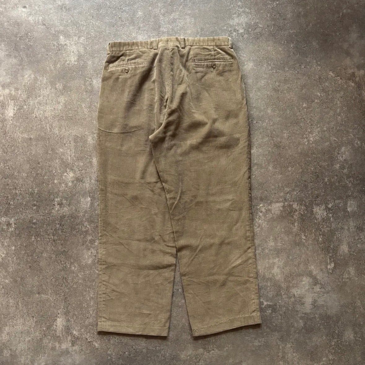 80年代 80s Eddie Bauer エディーバウアー コーズ コーデュロイパンツ ベージュ ペイズリー