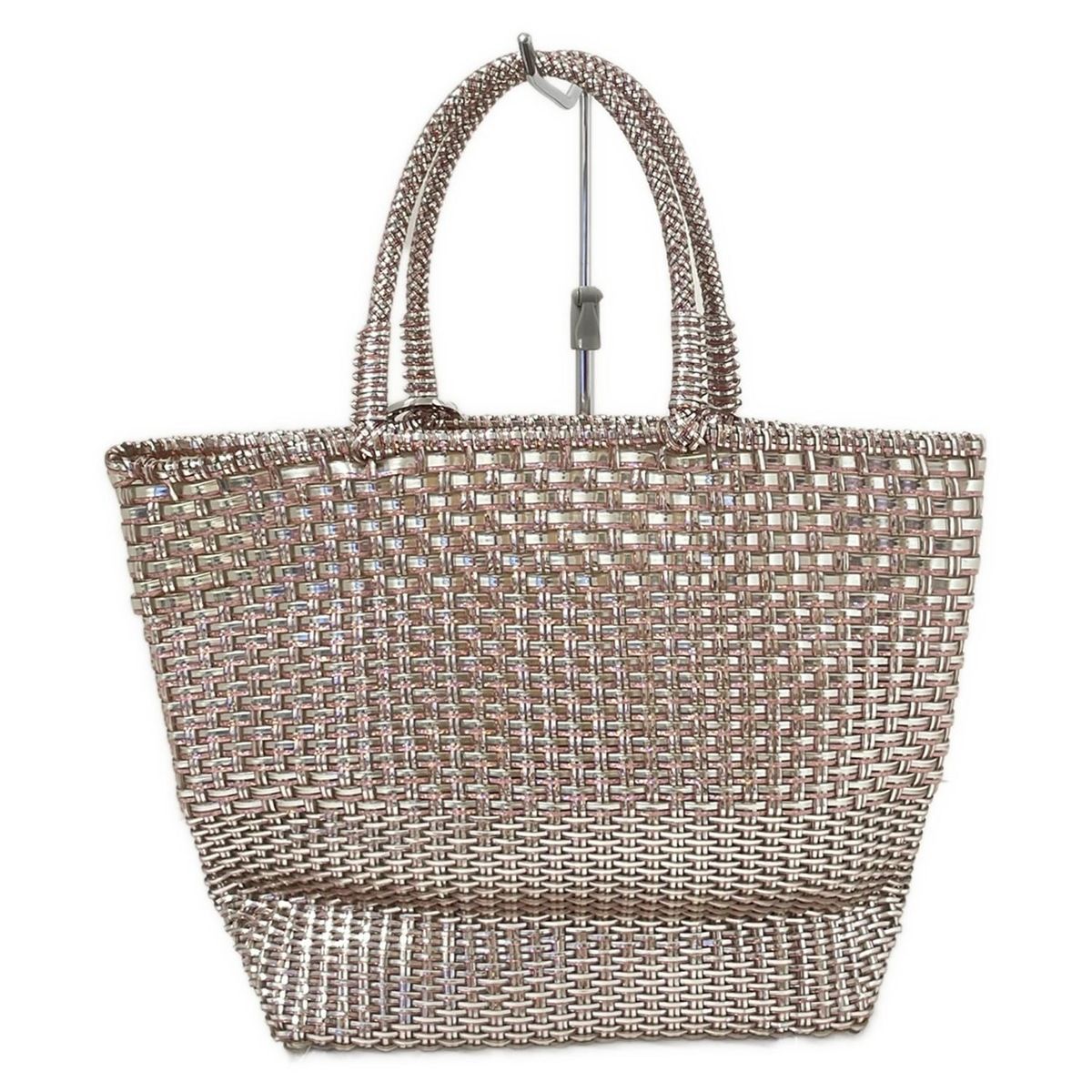 アンテプリマ　イントレッチオ　トートバッグ　シルバー　Gカードあり　美品✨ アンテプリマ イントレッチオ ラージ シルバー トートバッグ - メルカリ