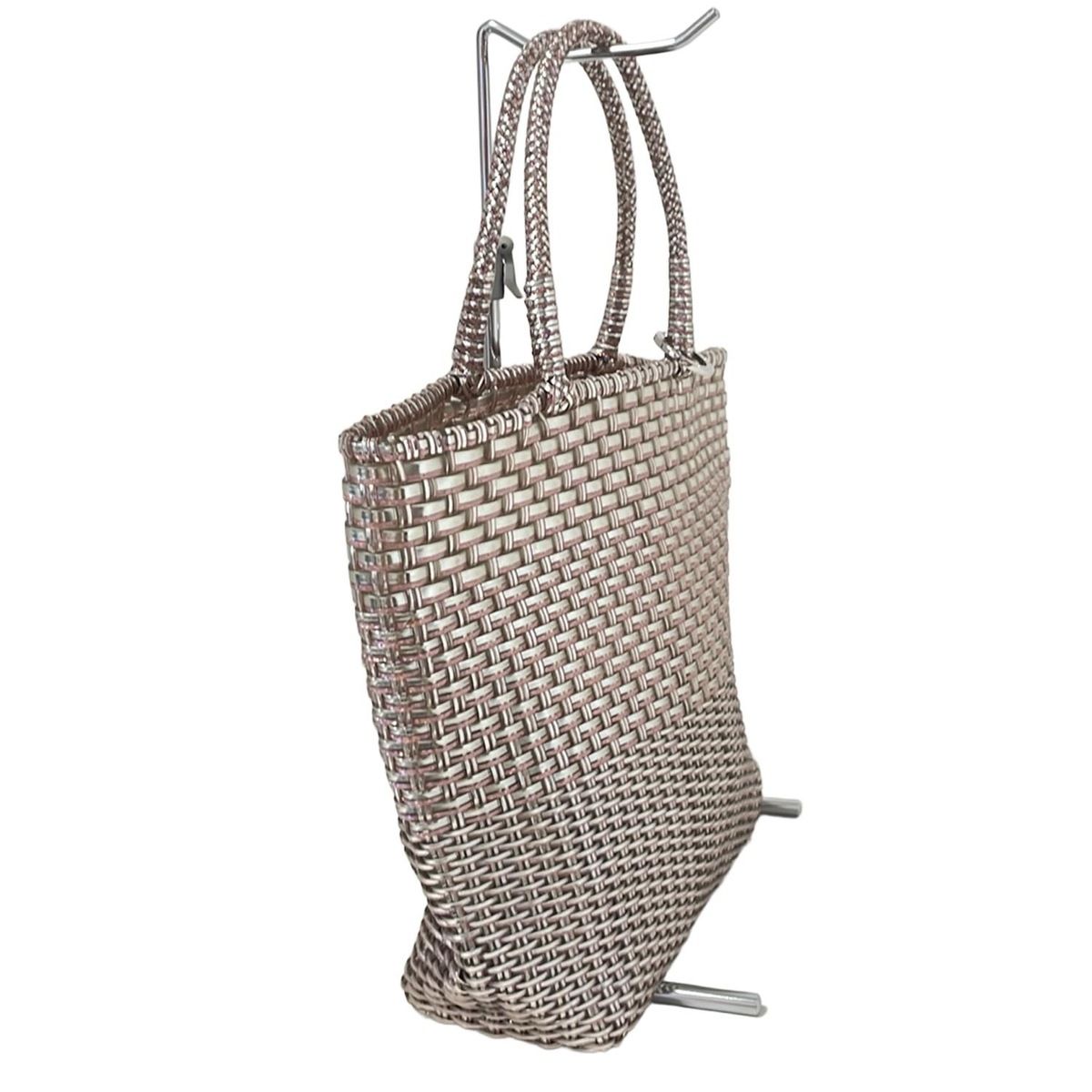 アンテプリマ　トート アンテプリマ イントレッチオ ラージ シルバー トートバッグ - メルカリ