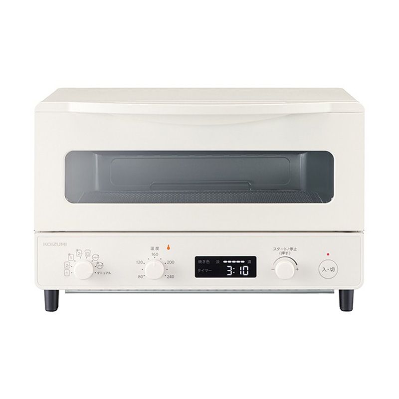 メーカー KOIZUMI コイズミ オーブントースター KOS 1237 W トースト 焼き リベイク機能付き