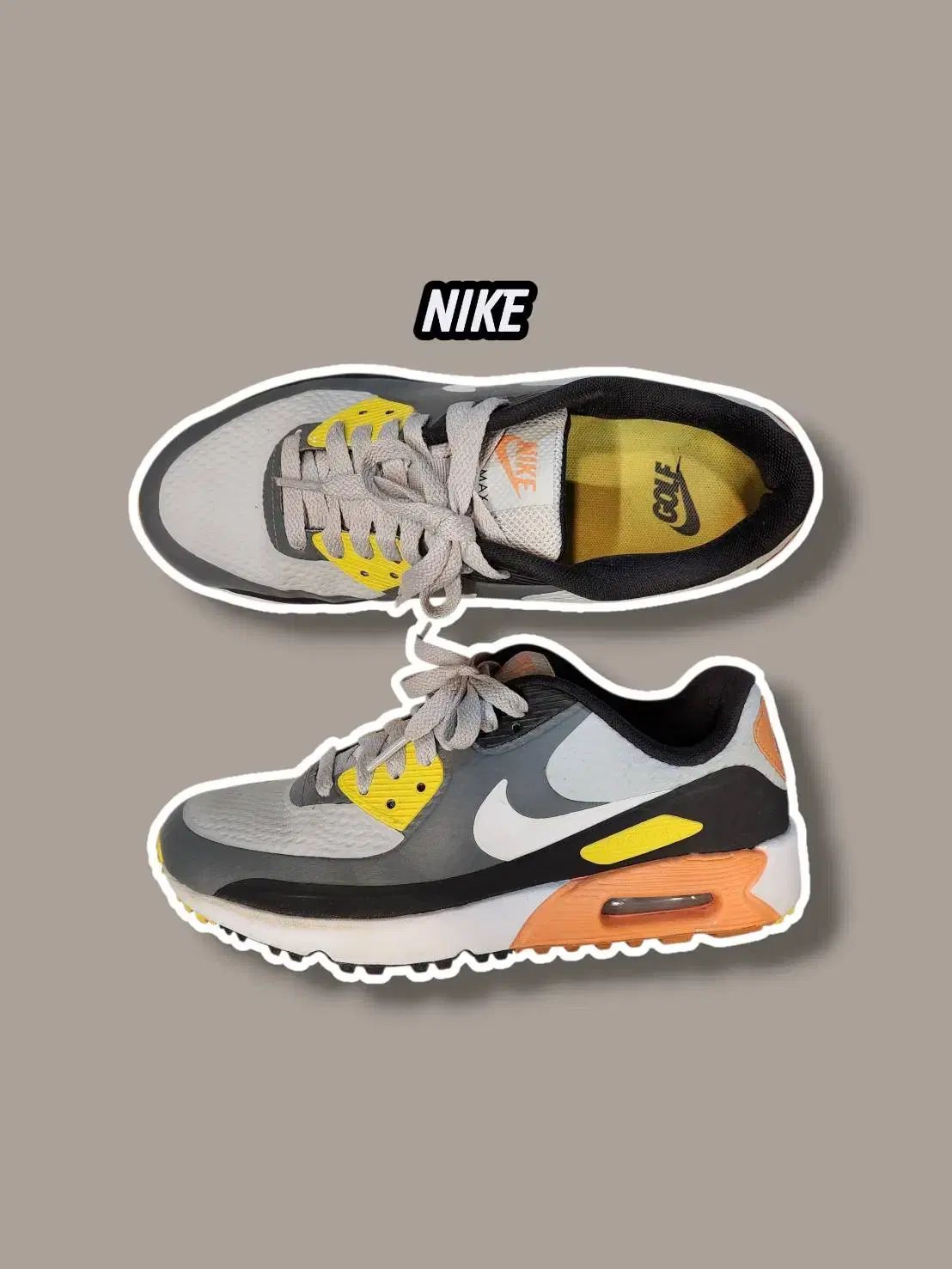 245 NIKE ナイキ エア マックス 90G ゴルフシューズ 1112