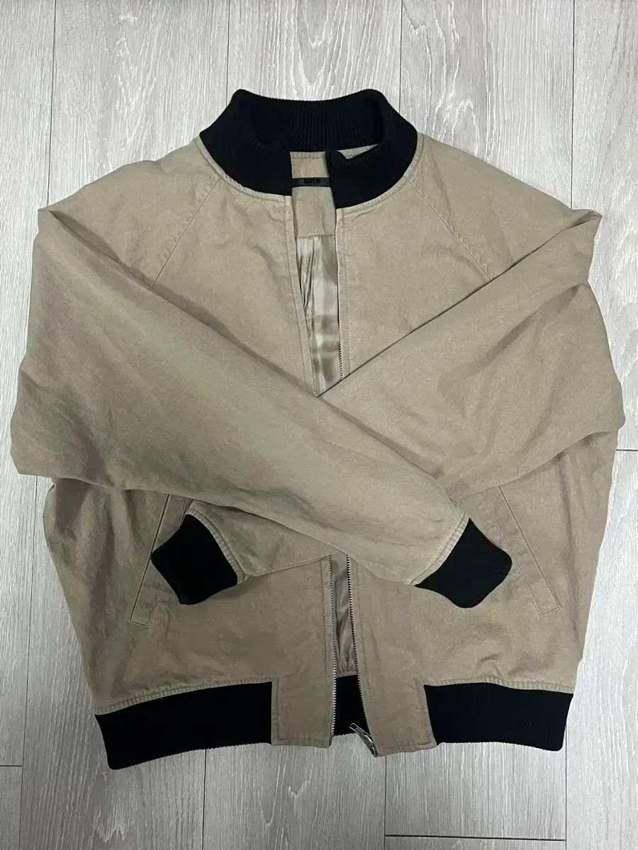 ダイブイン ウォッシュド ベーヌ ウォーカー ジャケット ベージュ 1サイズ