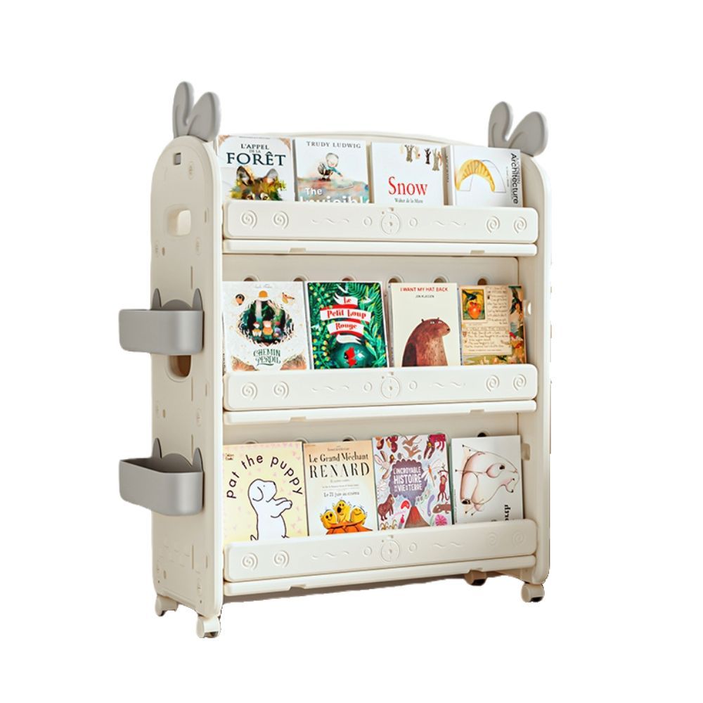 絵本ラック 絵本棚 大容量 本棚 収納ラック 多機能 おもちゃ収納 収納