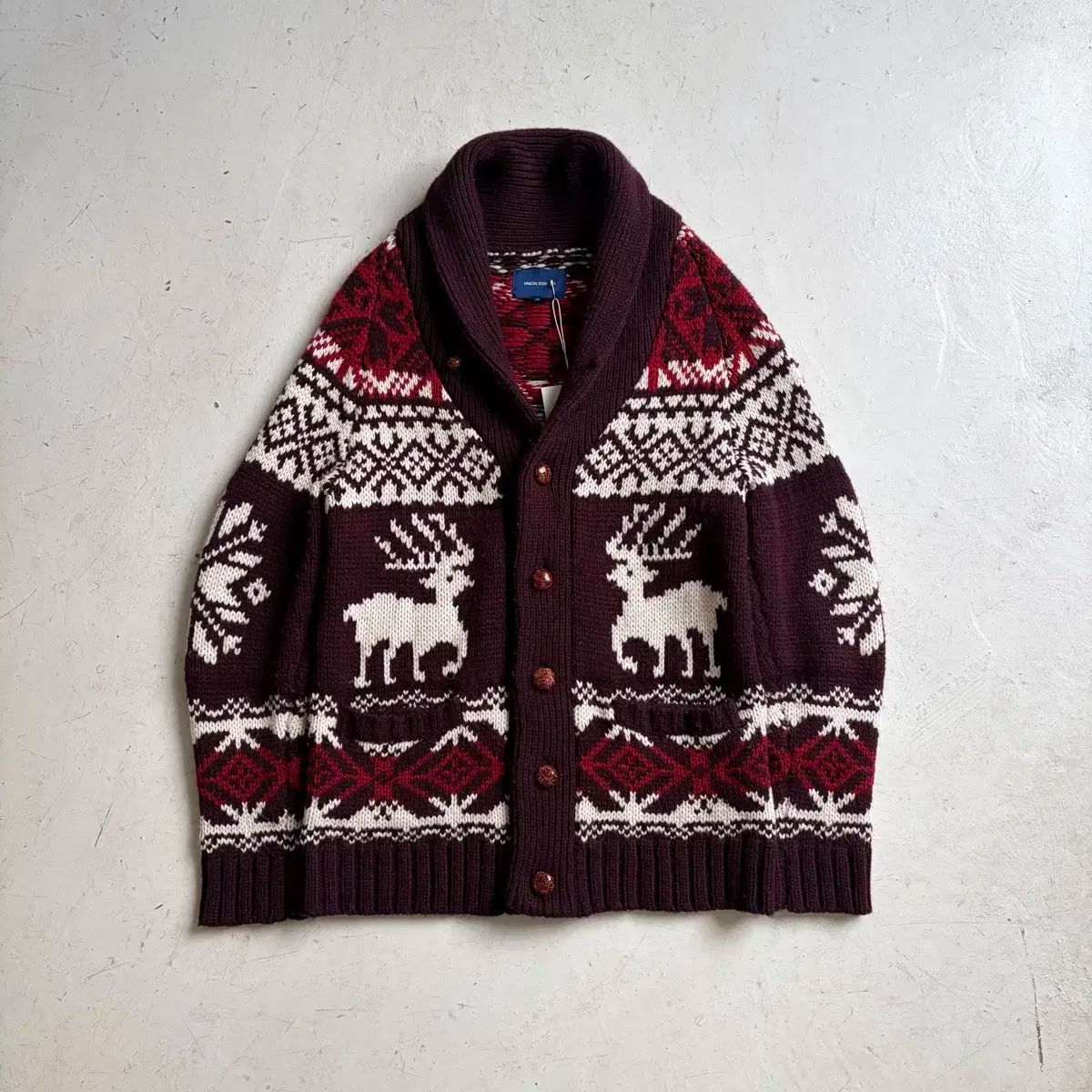 Union Station ヴィンテージ カウチン カーディガン M