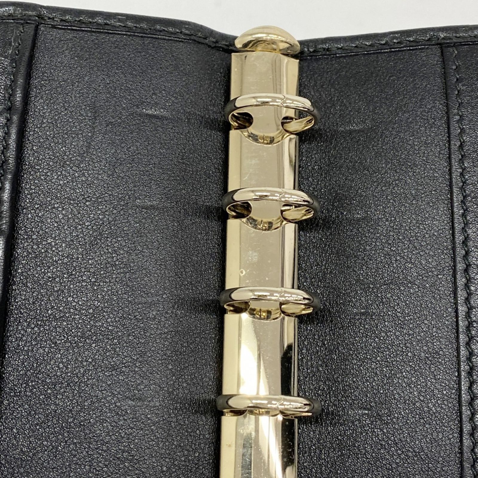  グッチ Gucci 手帳カバー グッチシマ 115240 レザー ブラック シャンパンメンズ レディース その他 小物