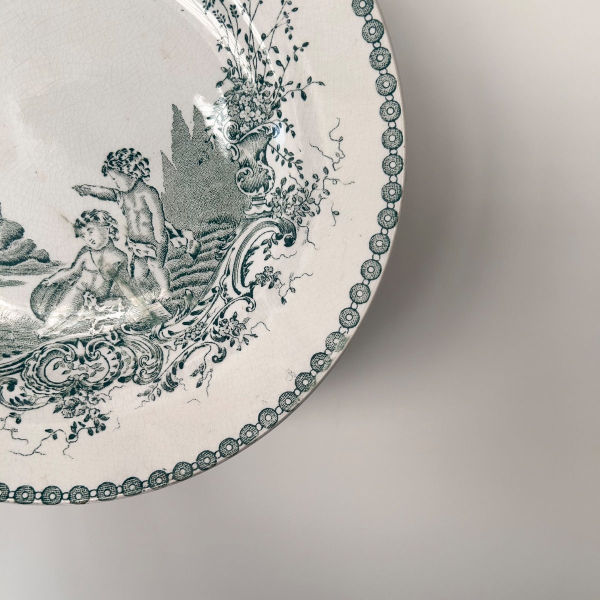 French antique Saint-Amand フランスアンティーク サンタマン コンポ