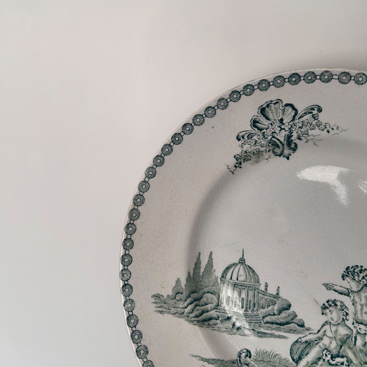 French antique Saint-Amand フランスアンティーク サンタマン コンポ