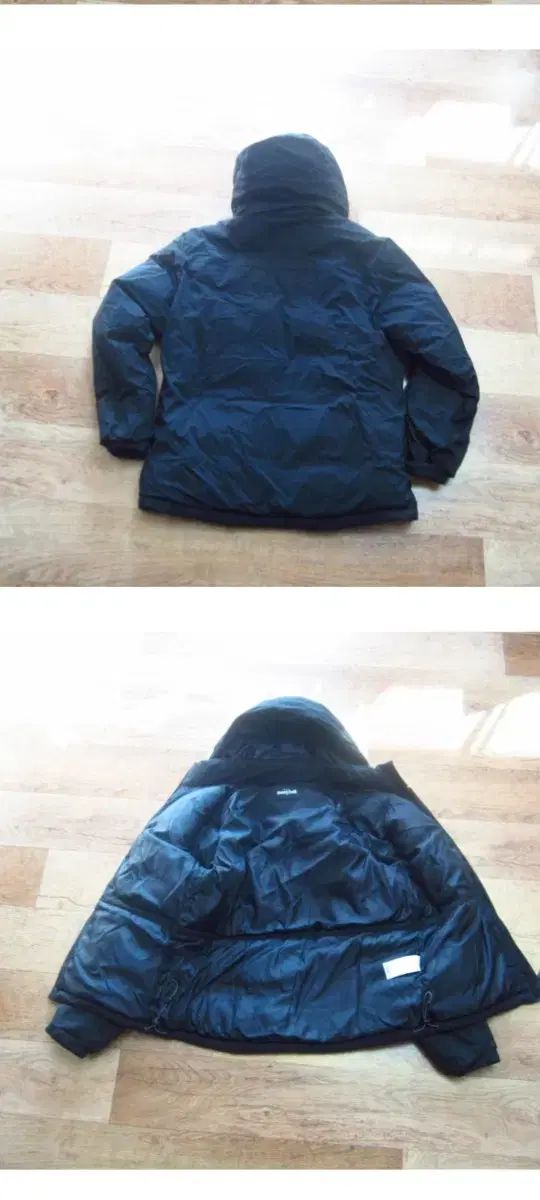 モンベル 黒色 ショートダウン 95号