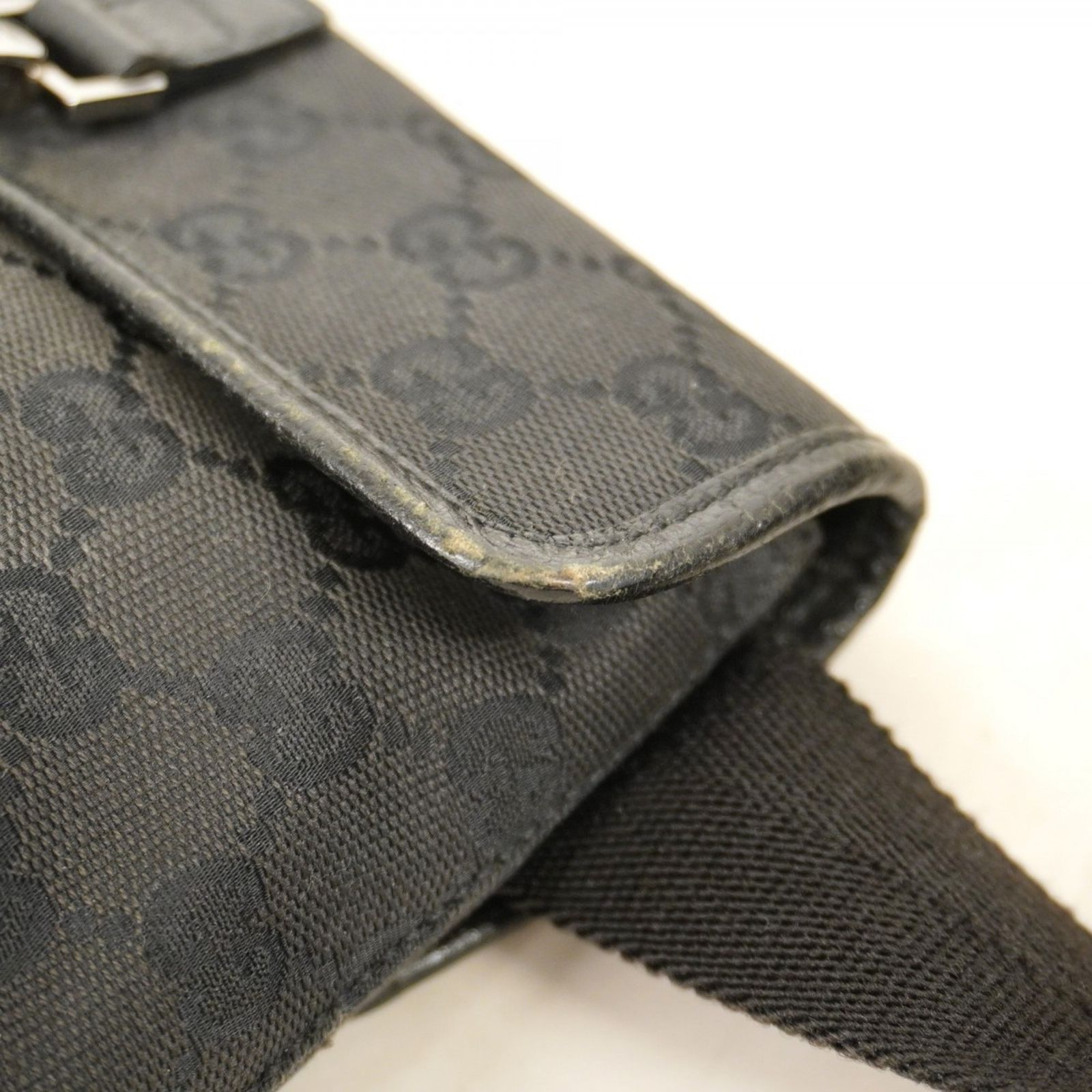  グッチ Gucci ウエストバッグ GGキャンバス 92543 キャンバス ブラック メンズ レディース ビジネスバッグ バッグ