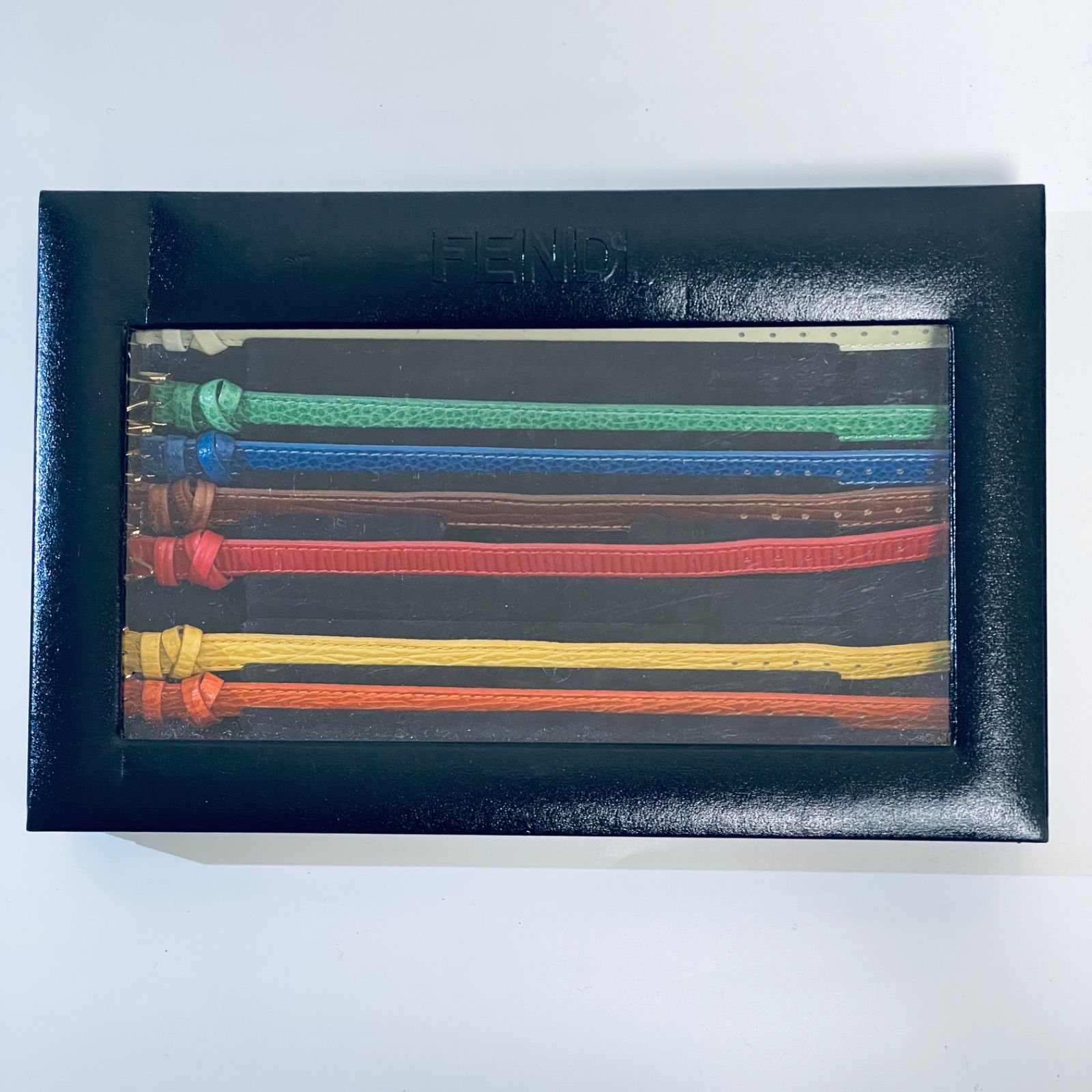 FENDI フェンディ 時計ベルト レザー ストラップ セット 6本 ケース