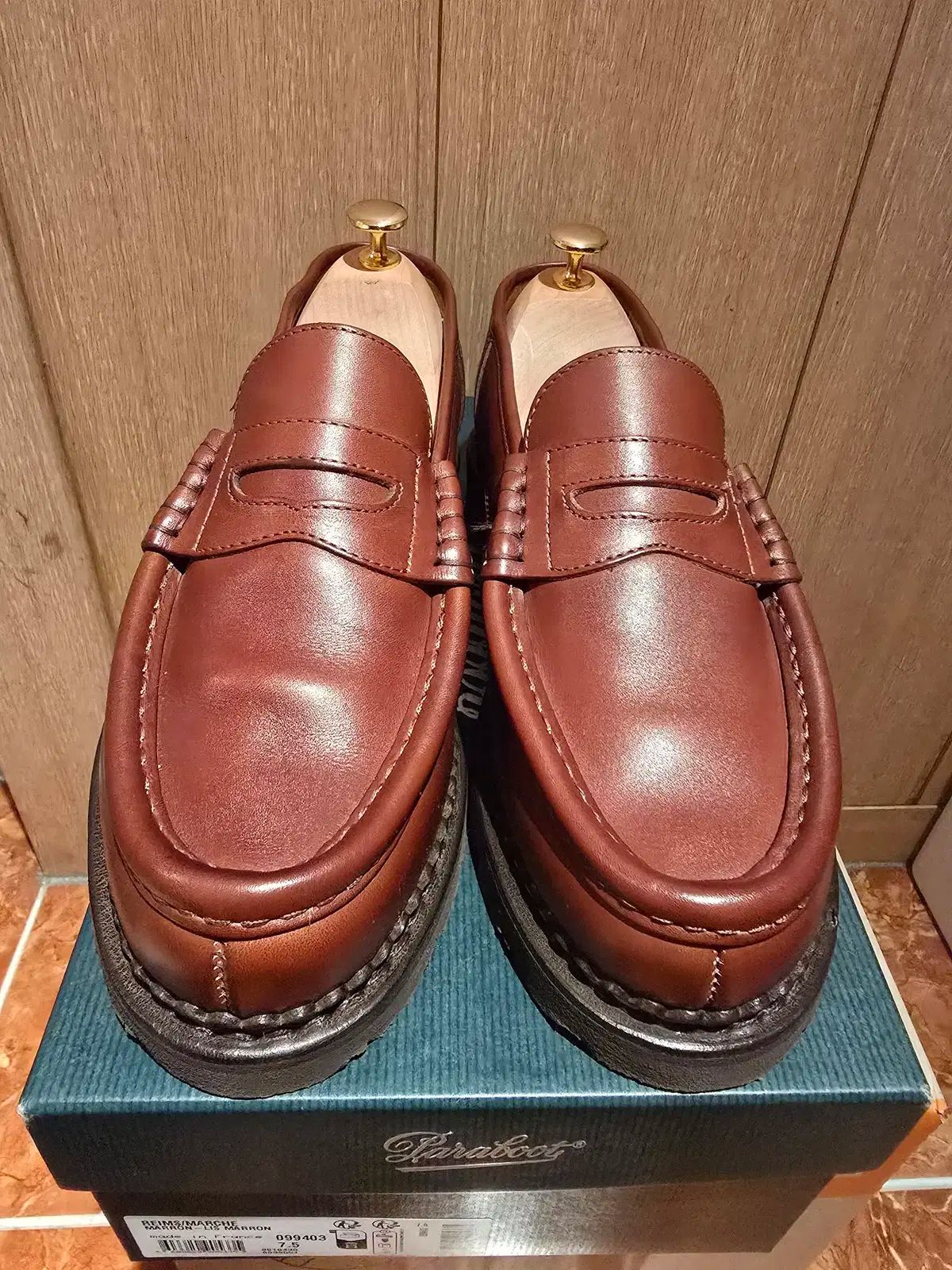 Paraboot Reims Marron パラブーツ レイムス UK 7 5