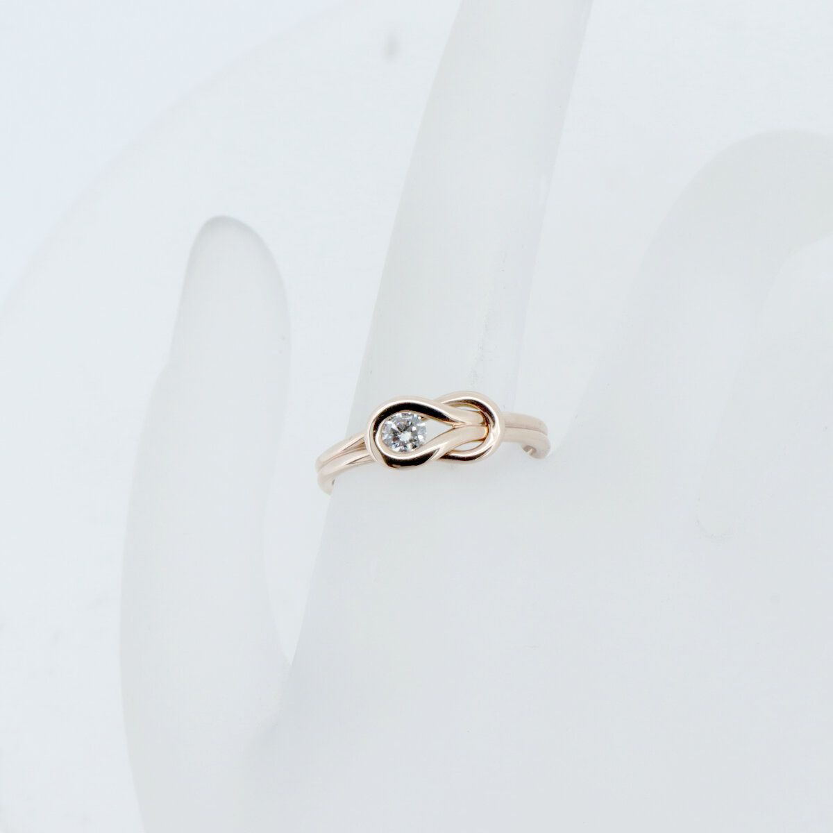 カシケイ フォーエバーマーク ダイヤモンドリング フォーエバーマーク ダイヤモンド リング 指輪 0.18ct 12号 K18PG(18金