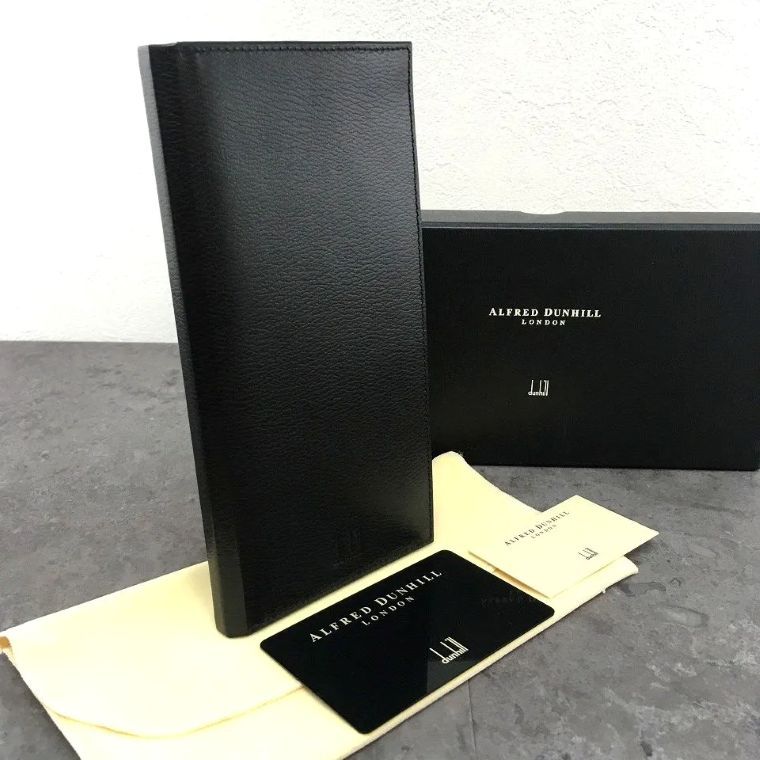 み dunhill 札入れ ブラック 長財布 き 389