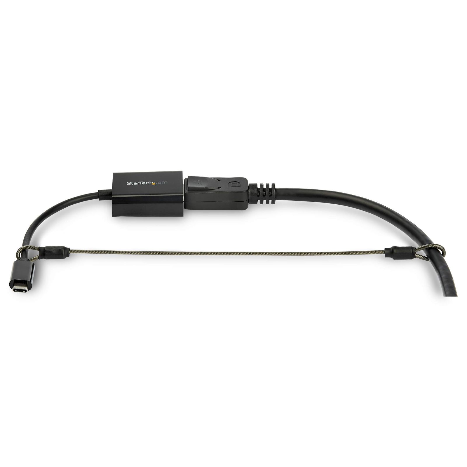 StarTech com ケーブル アダプタ 用セキュリティワイヤ 入りパック ユニバーサル盗難防止スチールワイヤ 熱収縮チューブ付属