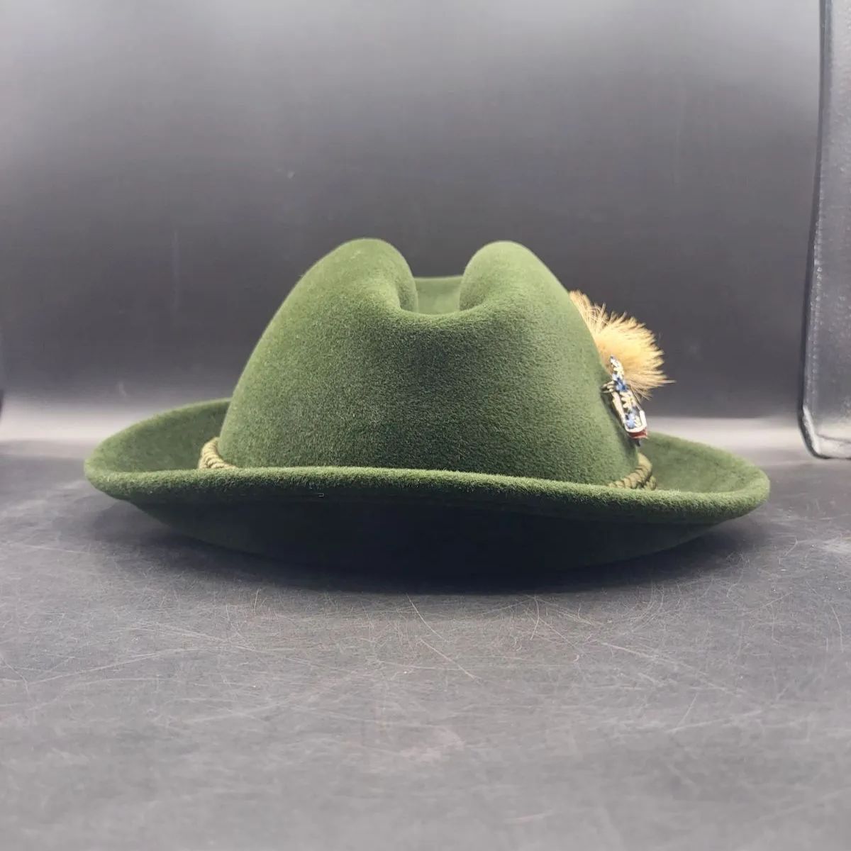 K》チロリアンハット メンズ スイス製 ヴィンテージ 帽子 ハット