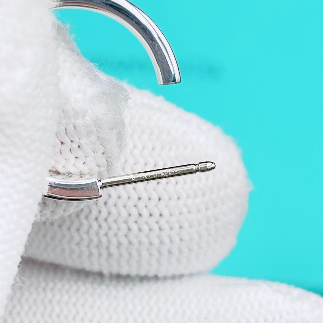 ◇ティファニー◇新品仕上済 Tiffany&Co. 1837 ナロー ピアス スモール