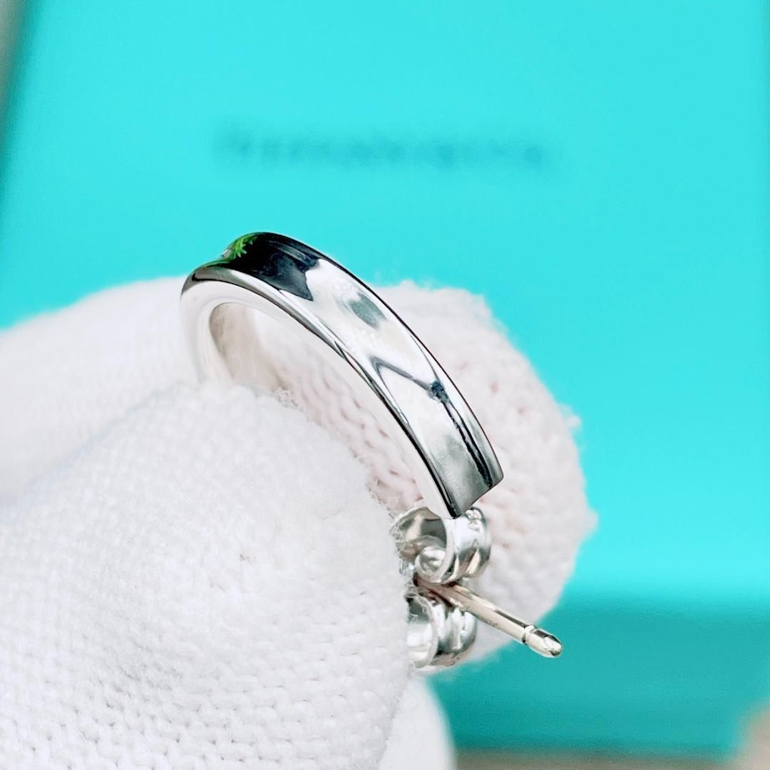 ◇ティファニー◇新品仕上済 Tiffany&Co. 1837 ナロー ピアス スモール