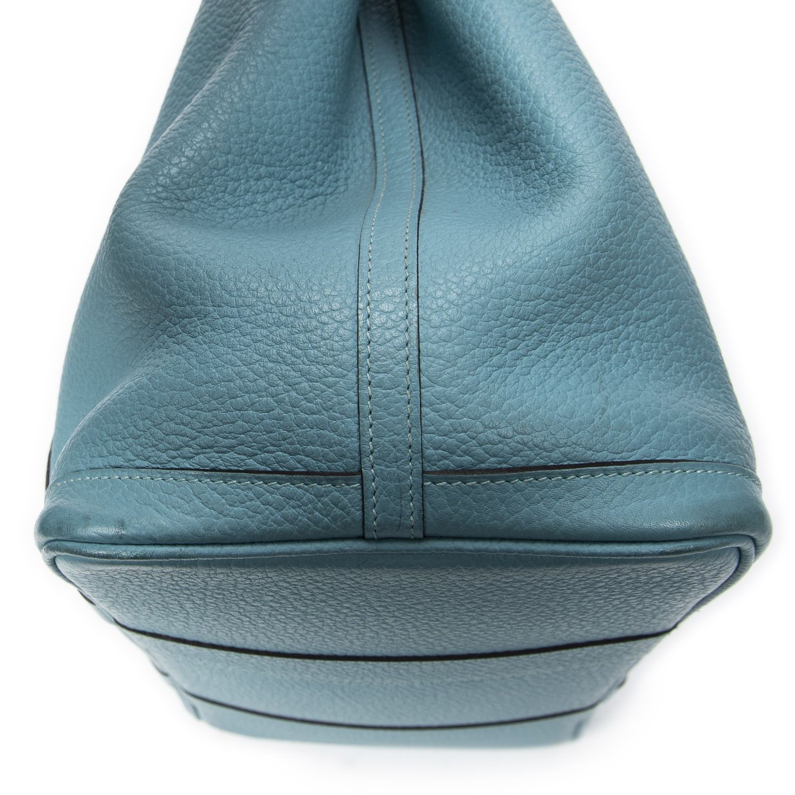 HERMES エルメスガーデンパーティーブルージーンズネゴンダレザーA