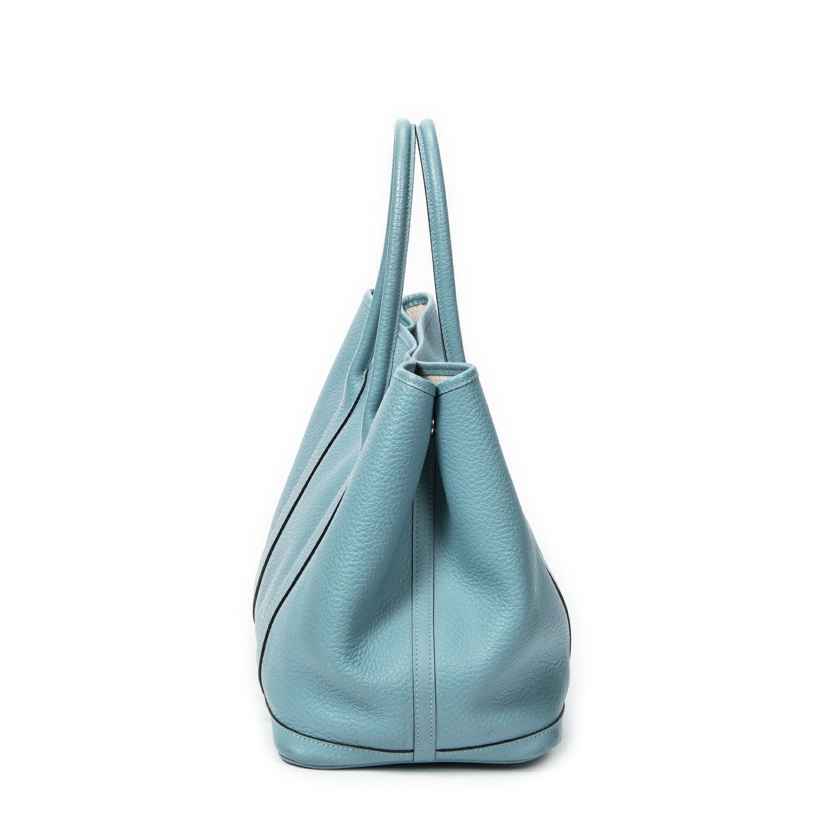 HERMES エルメスガーデンパーティーブルージーンズネゴンダレザーA