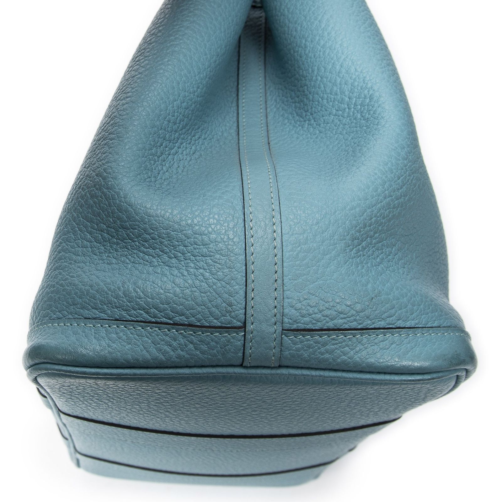 HERMES エルメスガーデンパーティーブルージーンズネゴンダレザーA