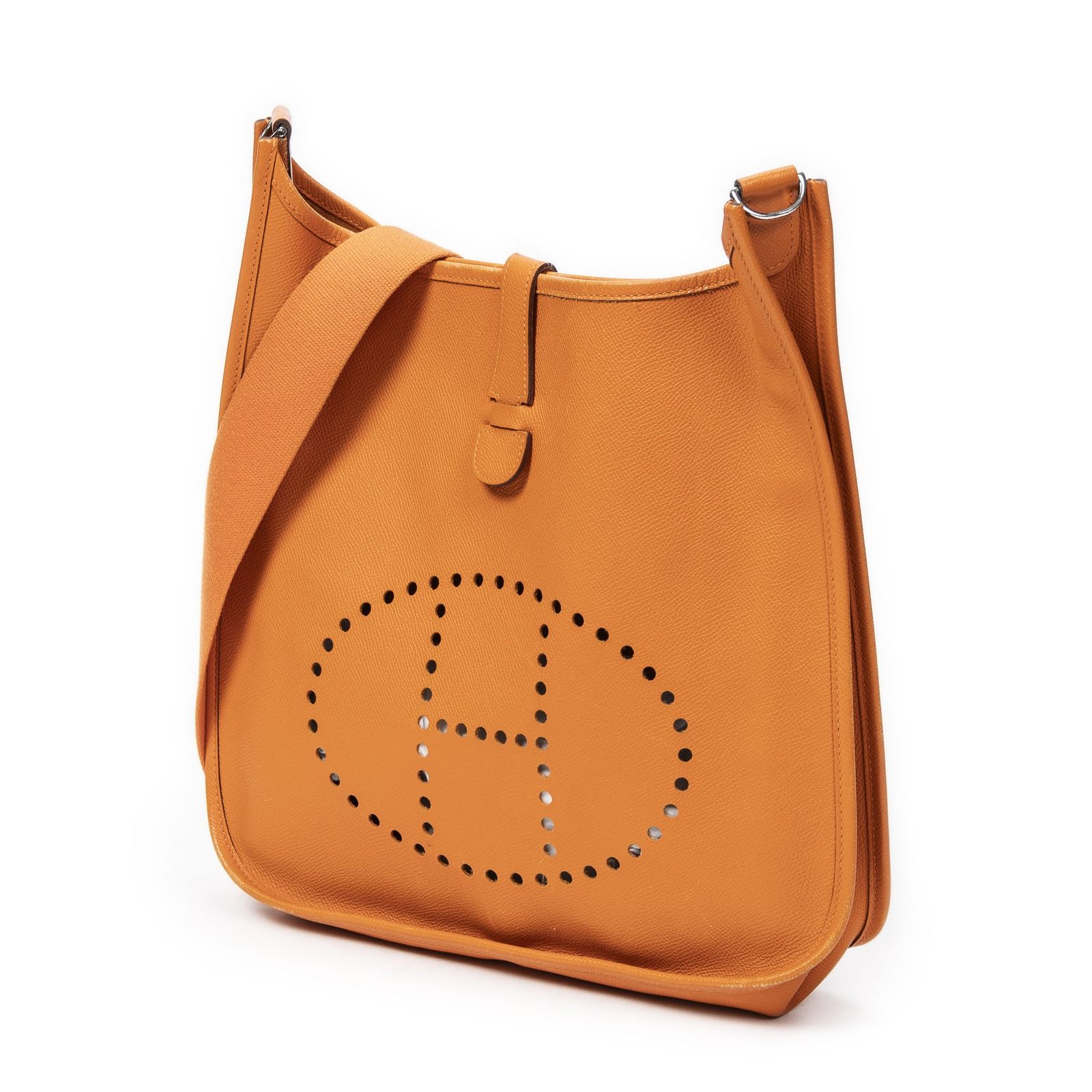 HERMES エルメスエヴリンIオレンジエプソムレザーA